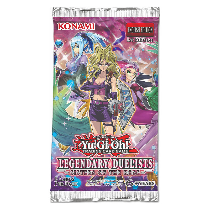 YuGiOh Legendary Duelists Sisters Of The Rose 1st Edition 5Card